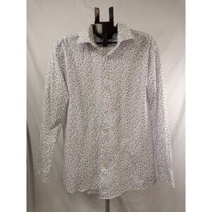 Apt. 9 Men's White/Purple Floral Print Size XL (34-35)